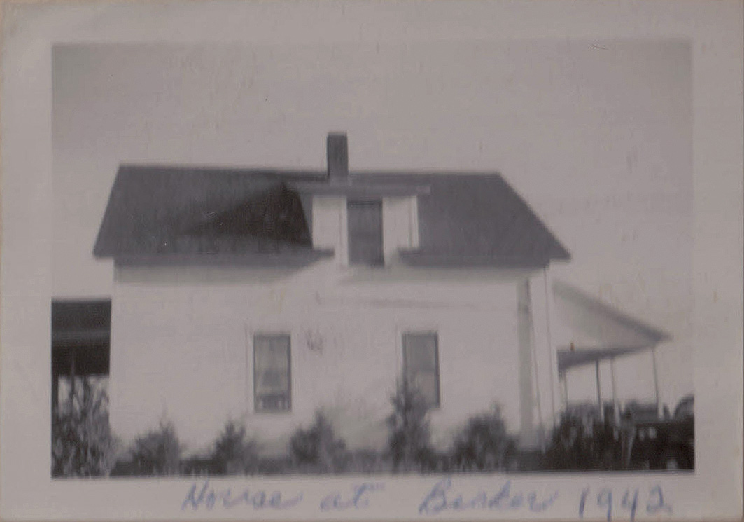 Franzman home in Becker, 1942