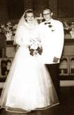 Lloyd & Luverne's wedding - 1954